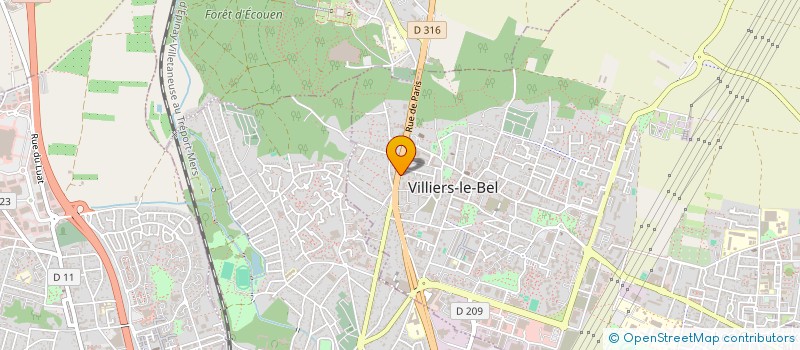 localisation de l'entreprise LES SERVICES D AUJOURD HUI à VILLIERS-LE-BEL