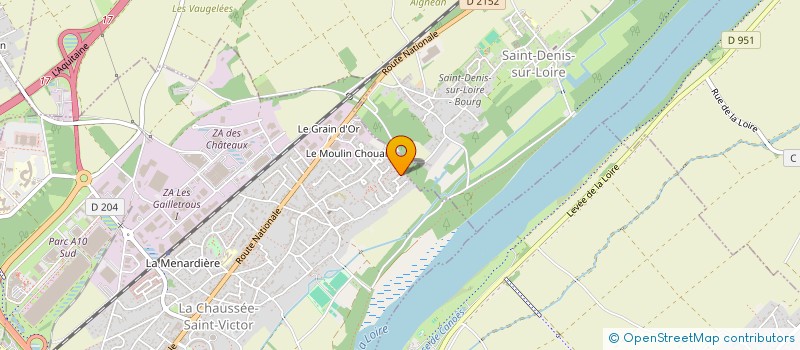 localisation de l'entreprise LES SERVICES D'EDDY  LA CHAUSSEE-SAINT-VICTOR