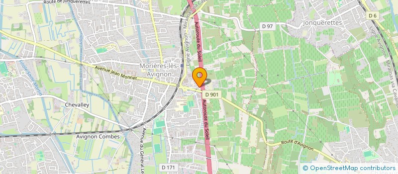 localisation de l'entreprise LES SERVICES DE CHLOE  MORIERES-LES-AVIGNON