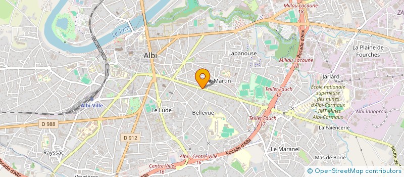 localisation de l'entreprise LES SERVICES DE L'AUTAN à ALBI