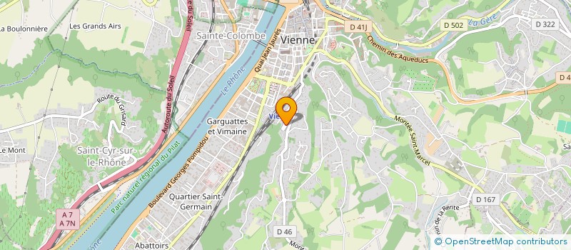 localisation de l'entreprise LES SERVICES DE MAXIME à VIENNE