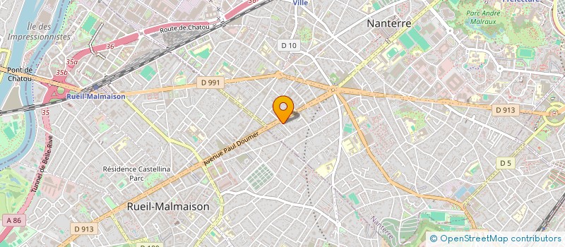 localisation de l'entreprise LES SERVICES DE THEO  NANTERRE