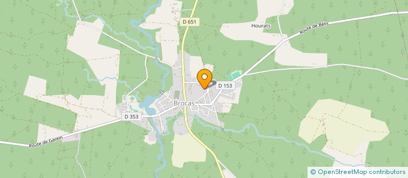 localisation de l'entreprise LES SERVICES DE TINO TP  BROCAS