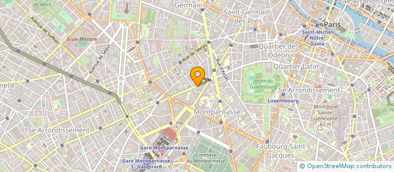 localisation de l'entreprise LES SERVICES DU PASSAGE à PARIS