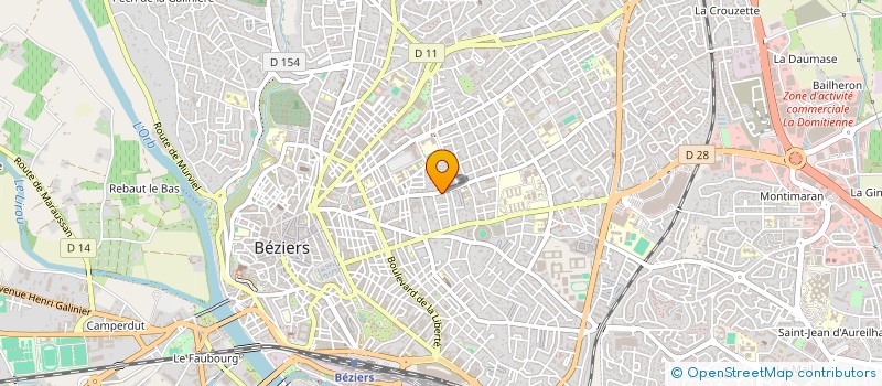 localisation de l'entreprise LES SERVICES DU VIGNOBLE à BEZIERS