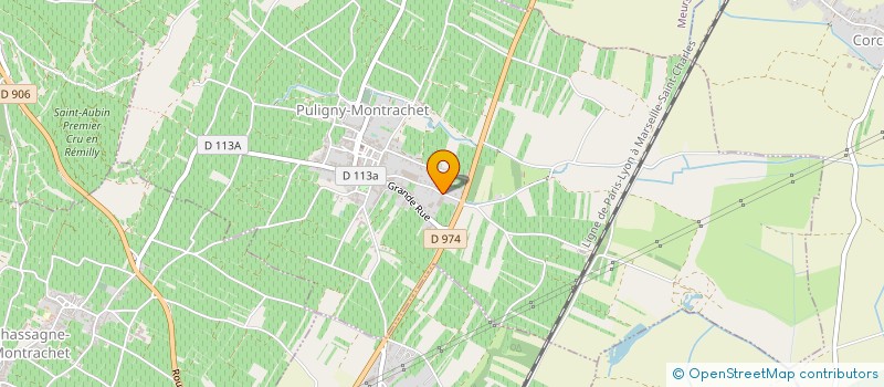 localisation de l'entreprise LES SETILLES  PULIGNY-MONTRACHET