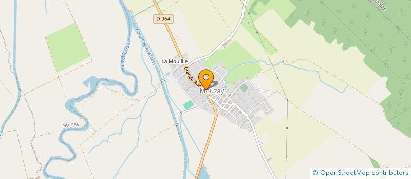 localisation de l'entreprise LES SEUGNETTES à POUILLY-SUR-MEUSE