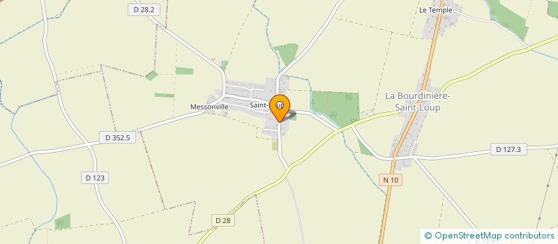 localisation de l'entreprise LES SHOWS SONS à LA BOURDINIERE-SAINT-LOUP