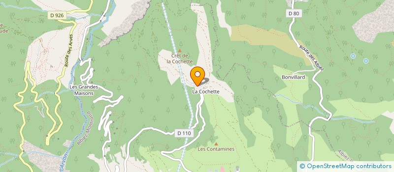 localisation de l'entreprise LES SI BELLES POULETTES à ALBIEZ-MONTROND