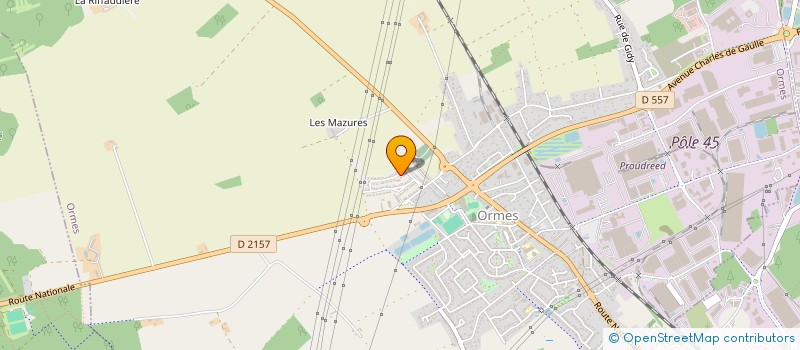 localisation de l'entreprise LES SIDHES à ORMES