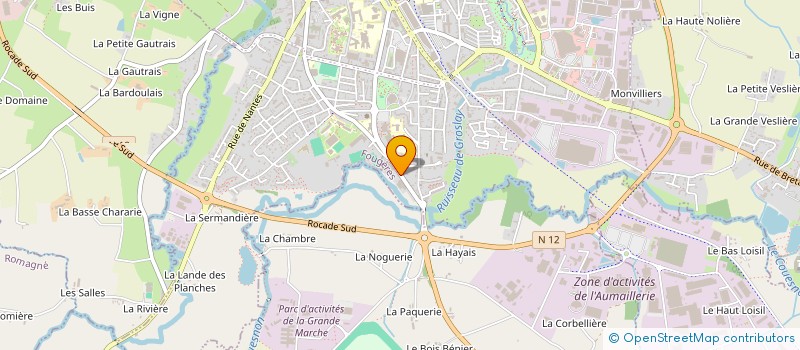 localisation de l'entreprise LES SIEGES JEAN PREVOST à FOUGERES