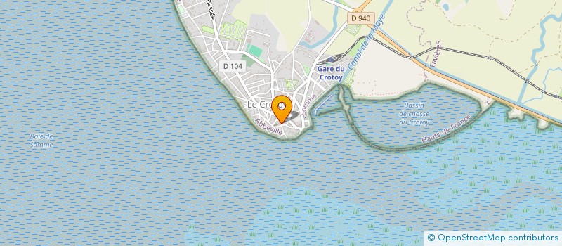 localisation de l'entreprise LES SIFFLEURS à LE CROTOY