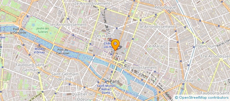 localisation de l'entreprise LES SIGNES BLEUS  PARIS