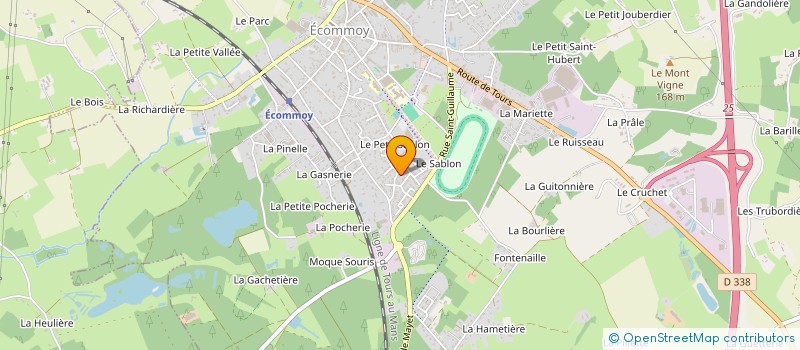 localisation de l'entreprise LES SIGNES D'ETIENNE  ECOMMOY