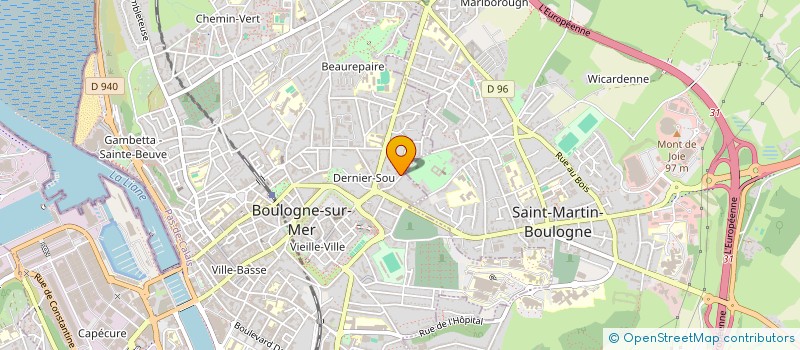 localisation de l'entreprise LES SILENCIEUX  BOULOGNE-SUR-MER