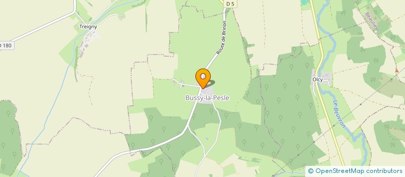 localisation de l'entreprise LES SILLONS CULTURELS  BUSSY-LA-PESLE