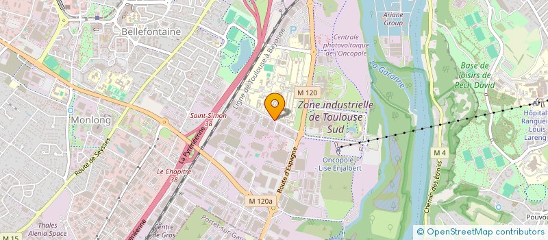 localisation de l'entreprise LES SILOS DU CHAPITRE à TOULOUSE