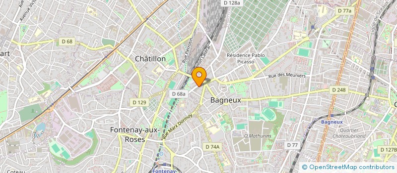 localisation de l'entreprise LES SIMONES COOPERATIVES à BAGNEUX