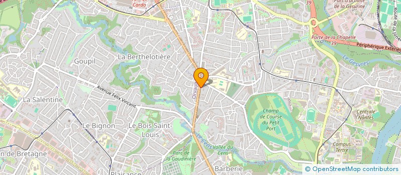 localisation de l'entreprise LES SINAGOTS à NANTES