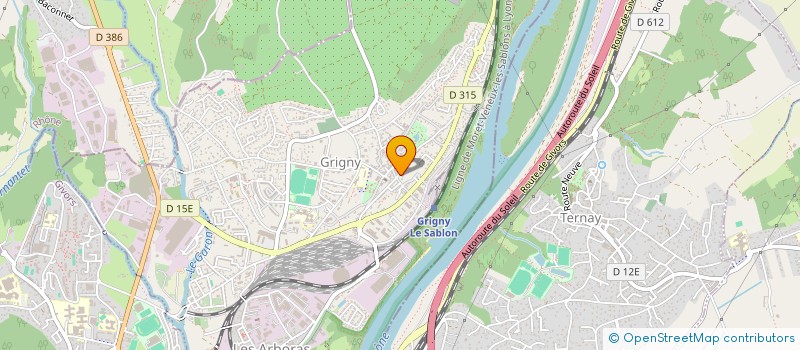 localisation de l'entreprise LES SINGES à GRIGNY