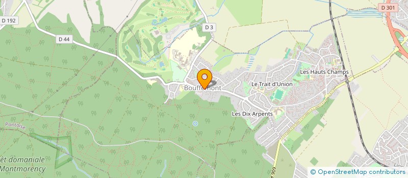 localisation de l'entreprise LES SINGES HURLANTS  BOUFFEMONT