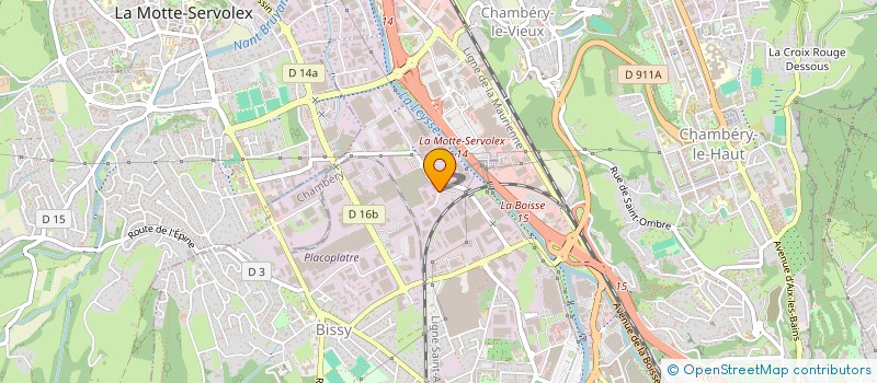 localisation de l'entreprise LES SIPHONES à CHAMBERY