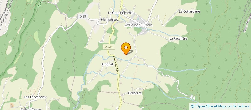 localisation de l'entreprise LES SIRENES à LEPIN-LE-LAC