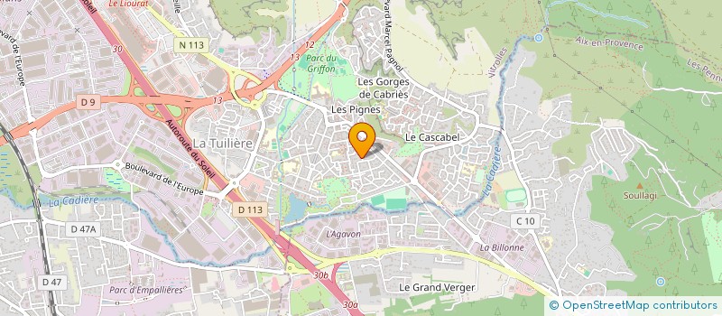 localisation de l'entreprise LES SIRENES à VITROLLES