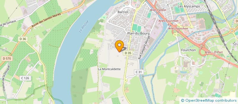localisation de l'entreprise LES SIRENES à ARLES