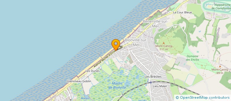 localisation de l'entreprise LES SIRENES à BLONVILLE-SUR-MER