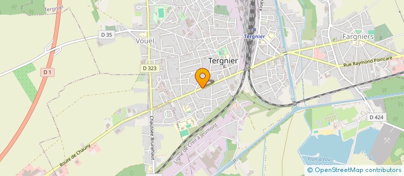 localisation de l'entreprise LES SIRENES BEAUTOROISES à TERGNIER