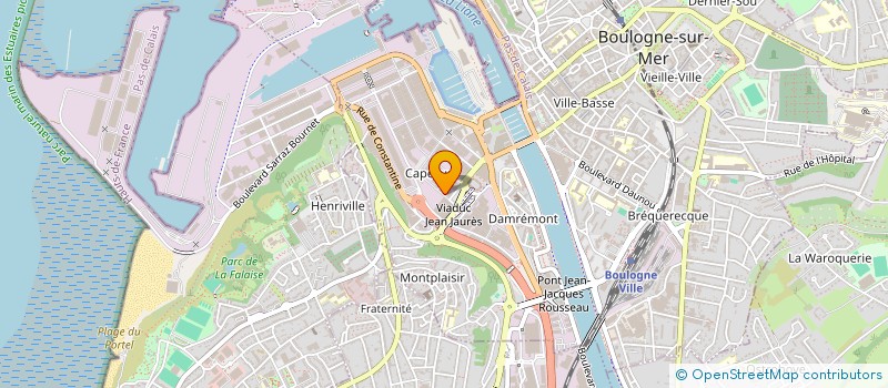 localisation de l'entreprise LES SIRENES BOULONNAISES IMMOBILIER  BOULOGNE-SUR-MER