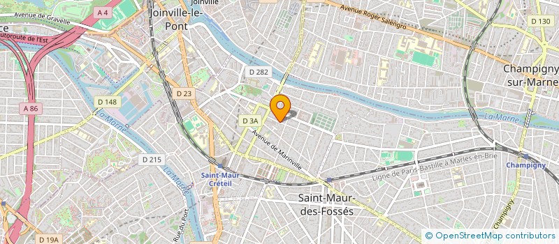 localisation de l'entreprise LES SIRENES D' ANDERNOS à SAINT-MAUR-DES-FOSSES