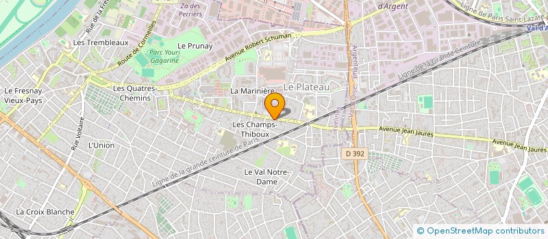 localisation de l'entreprise LES SIRENES DE FRANCE  SARTROUVILLE