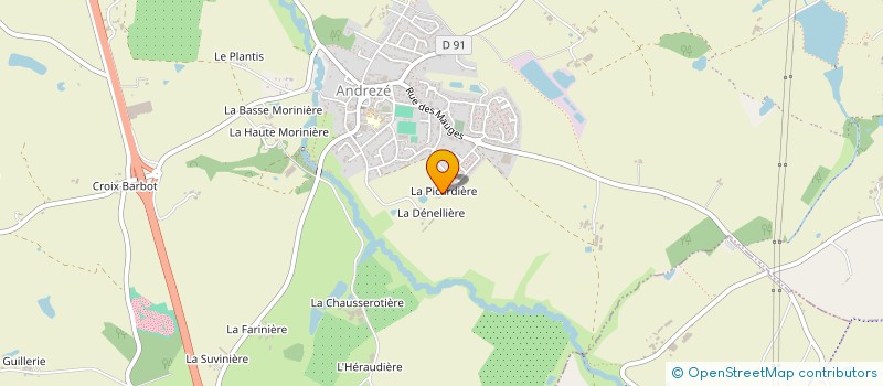 localisation de l'entreprise LES SIRENES DE L OUEST à BEAUPREAU-EN-MAUGES