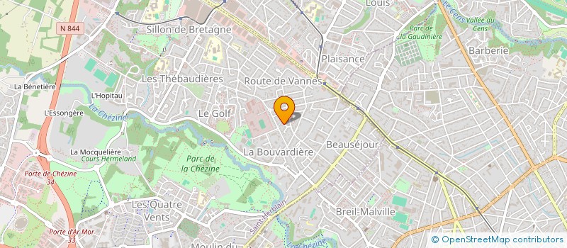 localisation de l'entreprise LES SIRENES EN BIKINI à SAINT-HERBLAIN