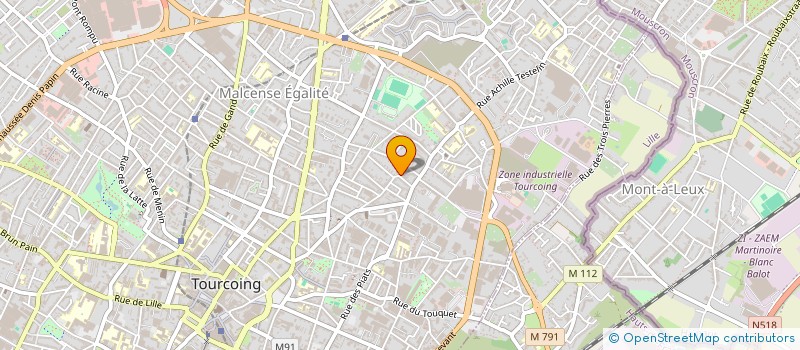 localisation de l'entreprise LES SISTERS  TOURCOING