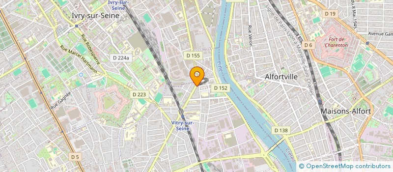 localisation de l'entreprise LES SISTERS DELICE  VITRY-SUR-SEINE