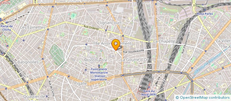 localisation de l'entreprise LES SISTERS DUROU SCI  PARIS