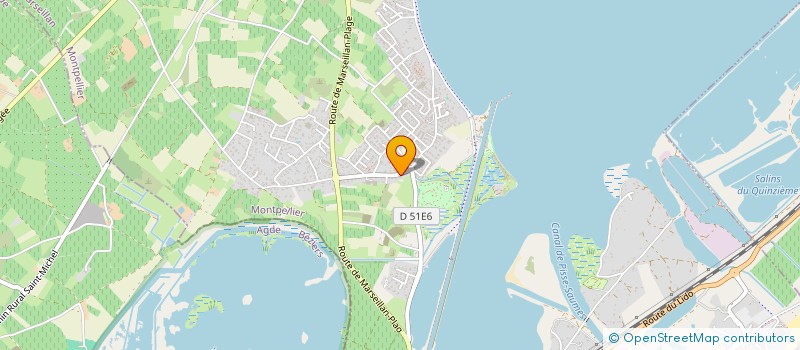 localisation de l'entreprise LES  SISTERS GM à MARSEILLAN