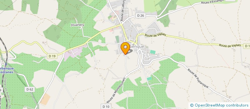 localisation de l'entreprise LES SITTELLES  LALBENQUE