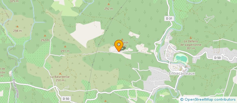 localisation de l'entreprise LES SITTELLES  ENTRECASTEAUX