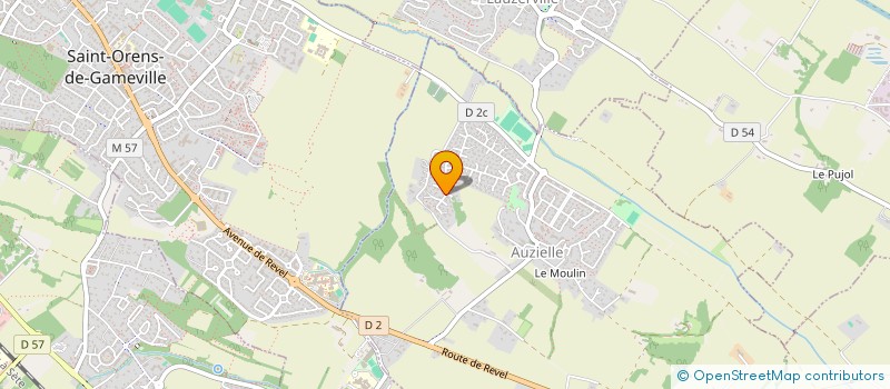 localisation de l'entreprise LES SIX  AUZIELLE