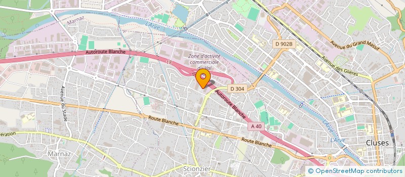 localisation de l'entreprise LES SIX CHASSEURS à SCIONZIER