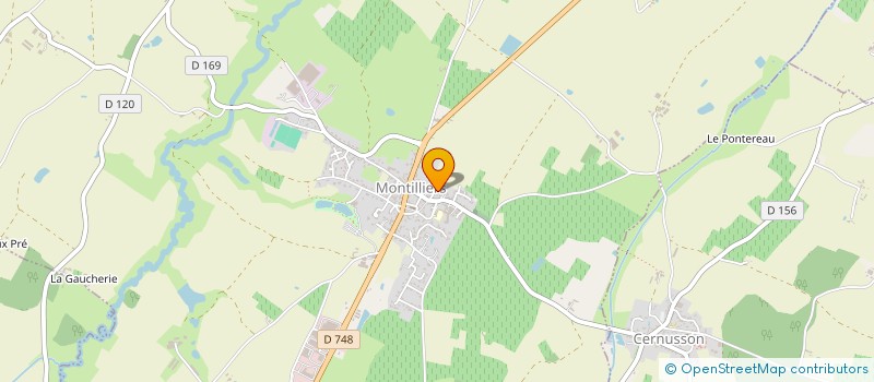 localisation de l'entreprise LES SIX F'U'  MONTILLIERS