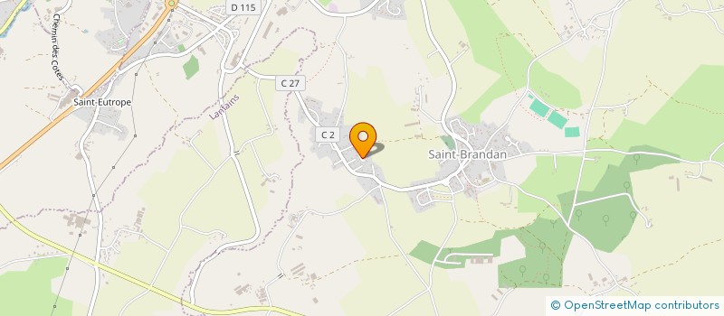 localisation de l'entreprise LES SIX LOU  SAINT-BRANDAN