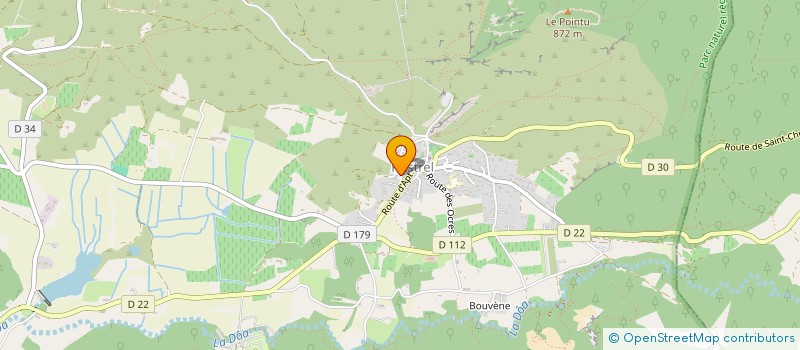 localisation de l'entreprise LES SIXZENS  RUSTREL