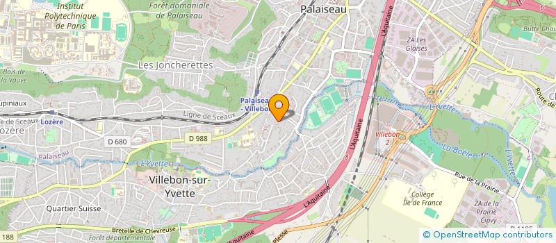 localisation de l'entreprise LES SKALOPES à PALAISEAU
