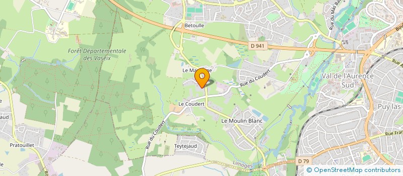 localisation de l'entreprise LES SLAMTIMBANQUES à LIMOGES