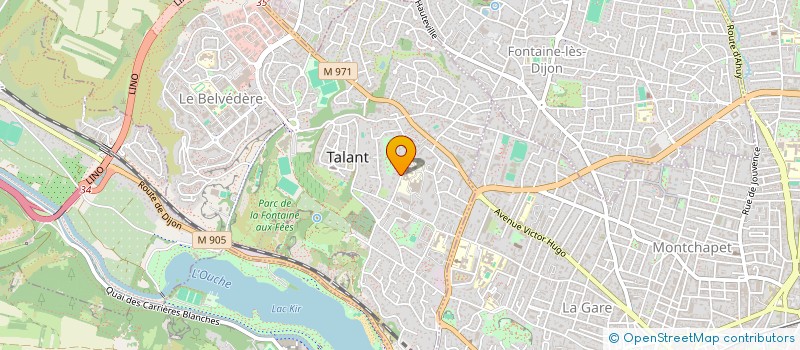 localisation de l'entreprise LES SMBST  TALANT